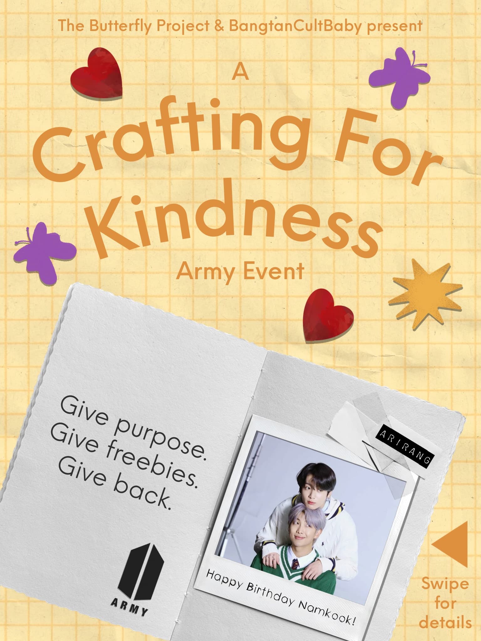 Crafting for Kindness | An ARMY event