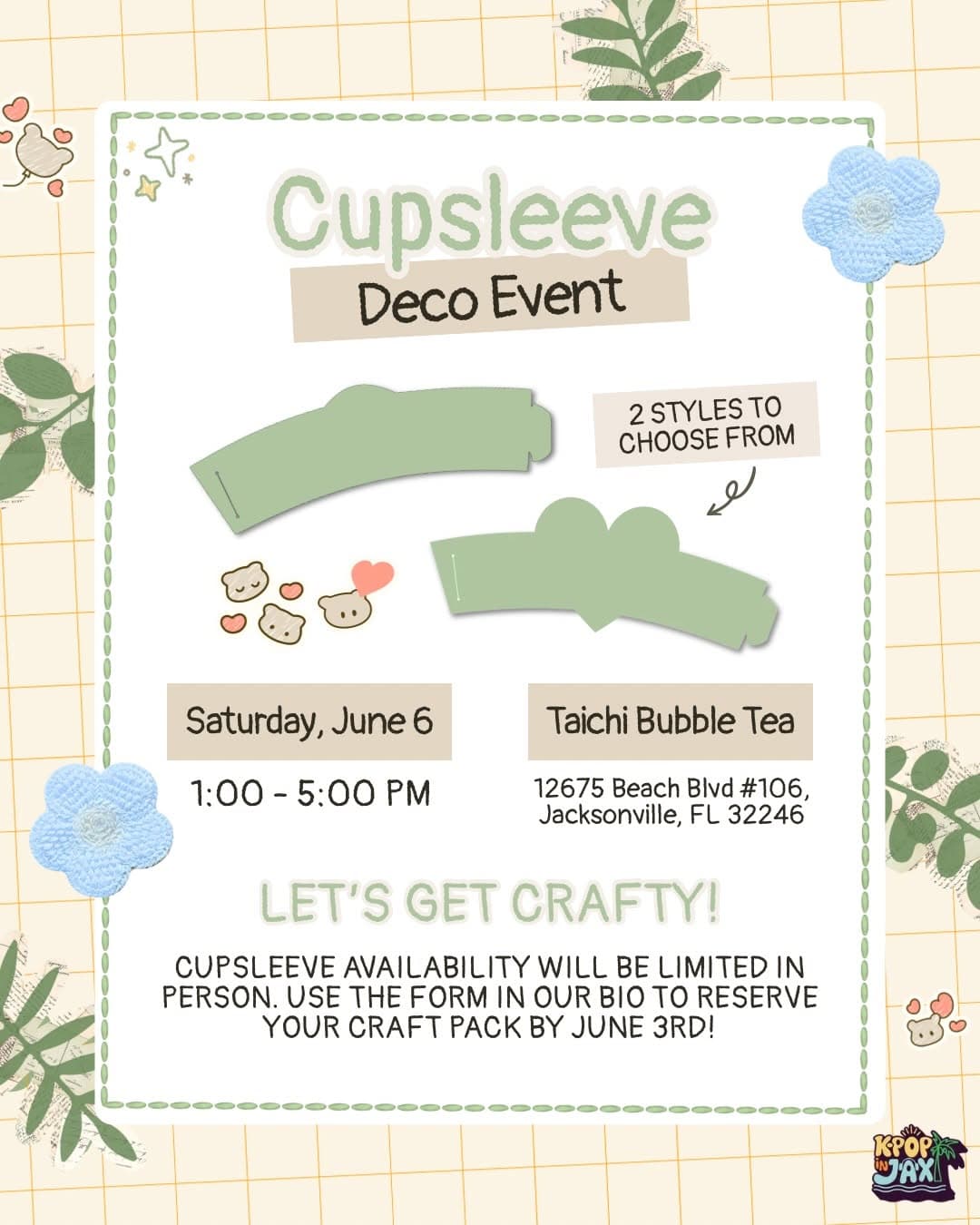 Cupsleeve Deco Event