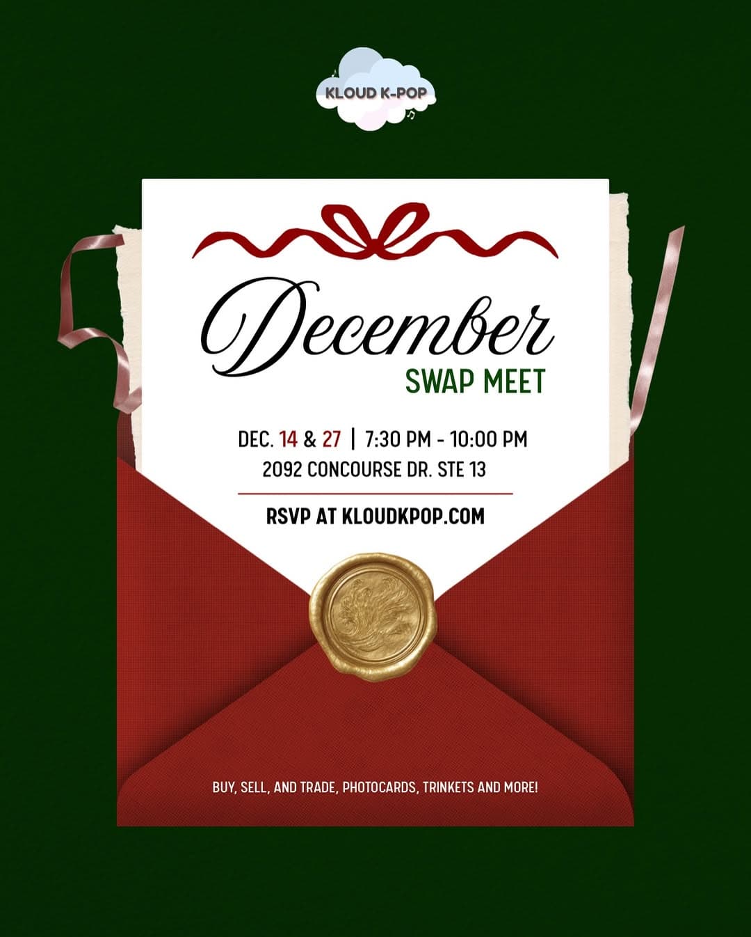 DECEMBER SWAP MEET NIGHT dec 27 - Cover image