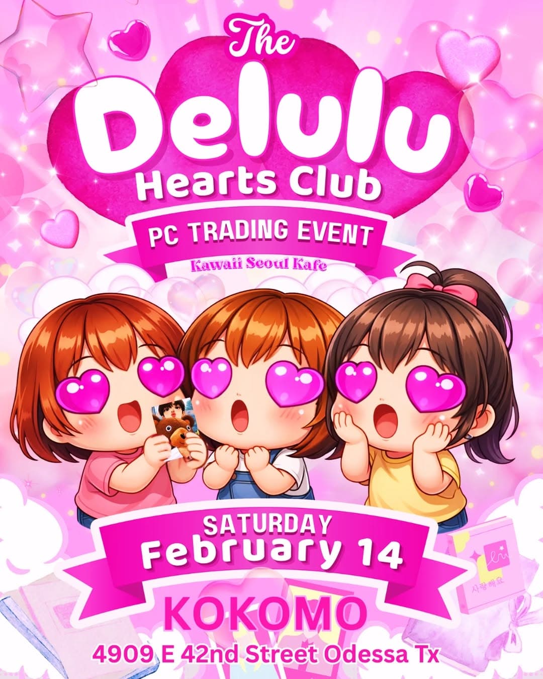 DELULU HEARTS CLUB PC TRADING EVENT - Image 1