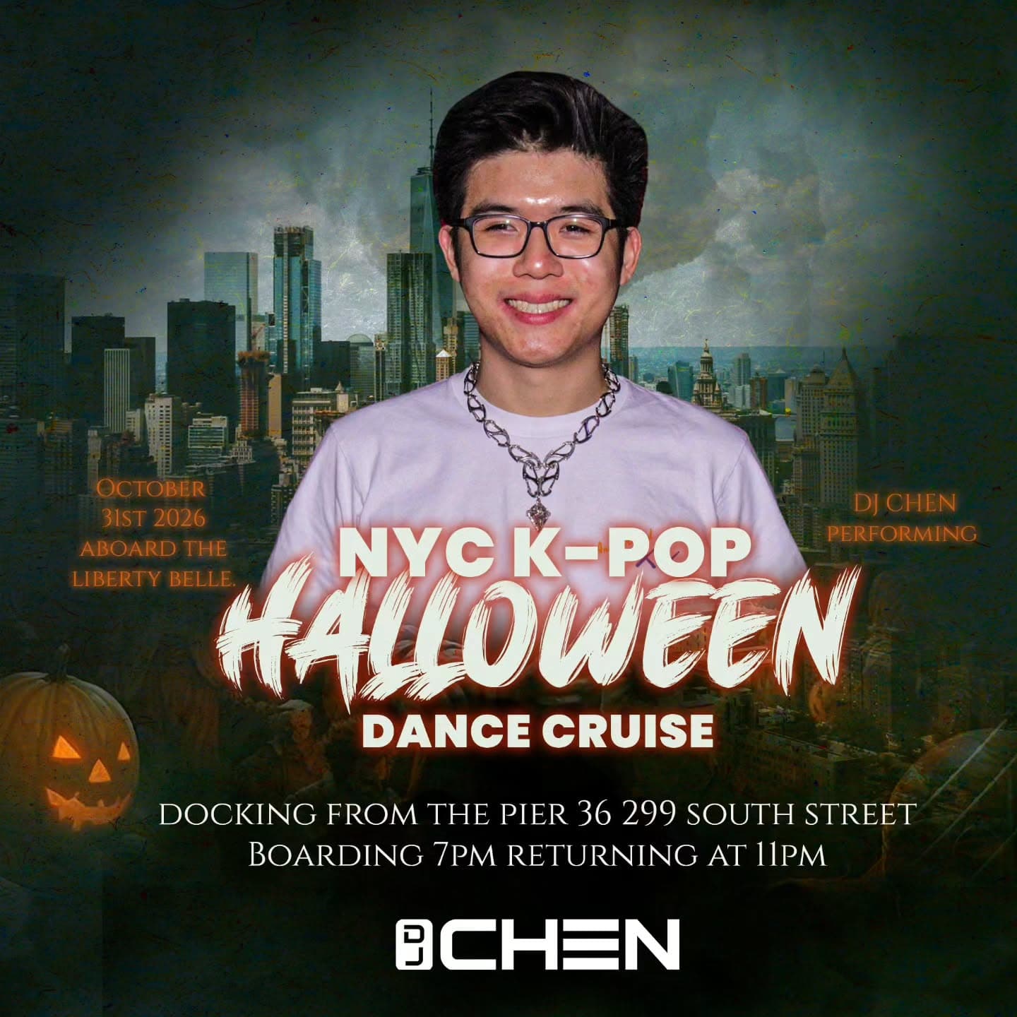 DJ Chen OCT 31ST HALOWEEN KPOP DANCE CRUISE