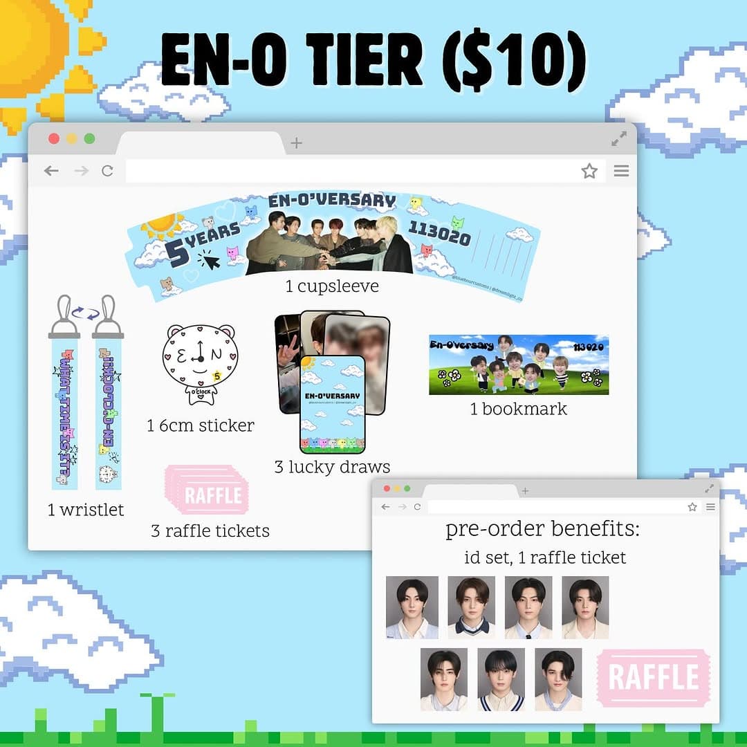 ENHYPEN 5th Anniversary cupsleeve event - Image 2