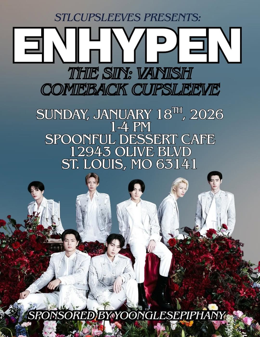Enhypen THE SIN: VANISH Comeback Cupsleeve - Image 1