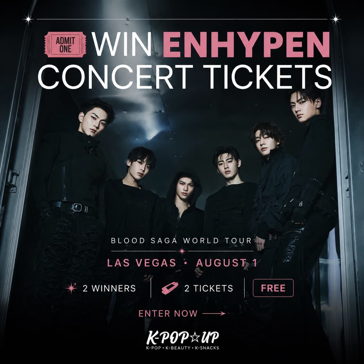 ENHYPEN: WORLD TOUR 'BLOOD SAGA' TICKETS GIVEAWAY - Image 1