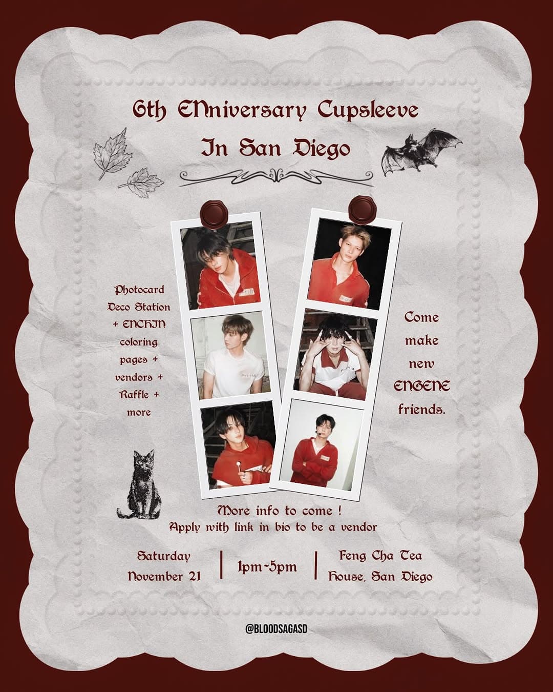 6th ENniversary Cupsleeve in San Diego - Image 1