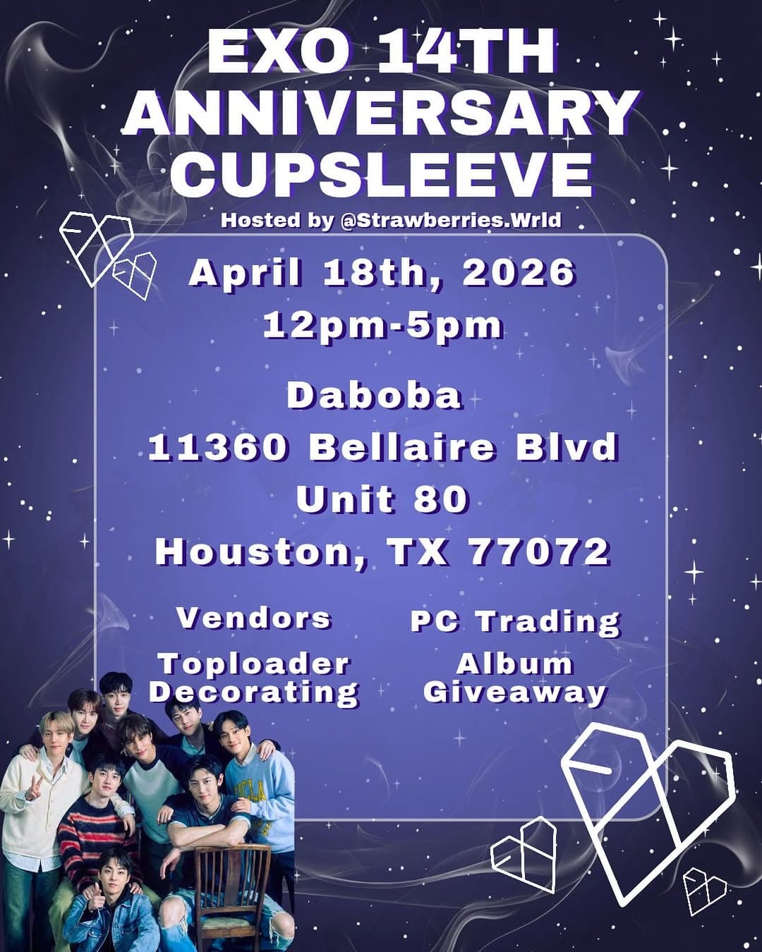 Exo’s 14th Anniversary Cupsleeve Event - Cover image