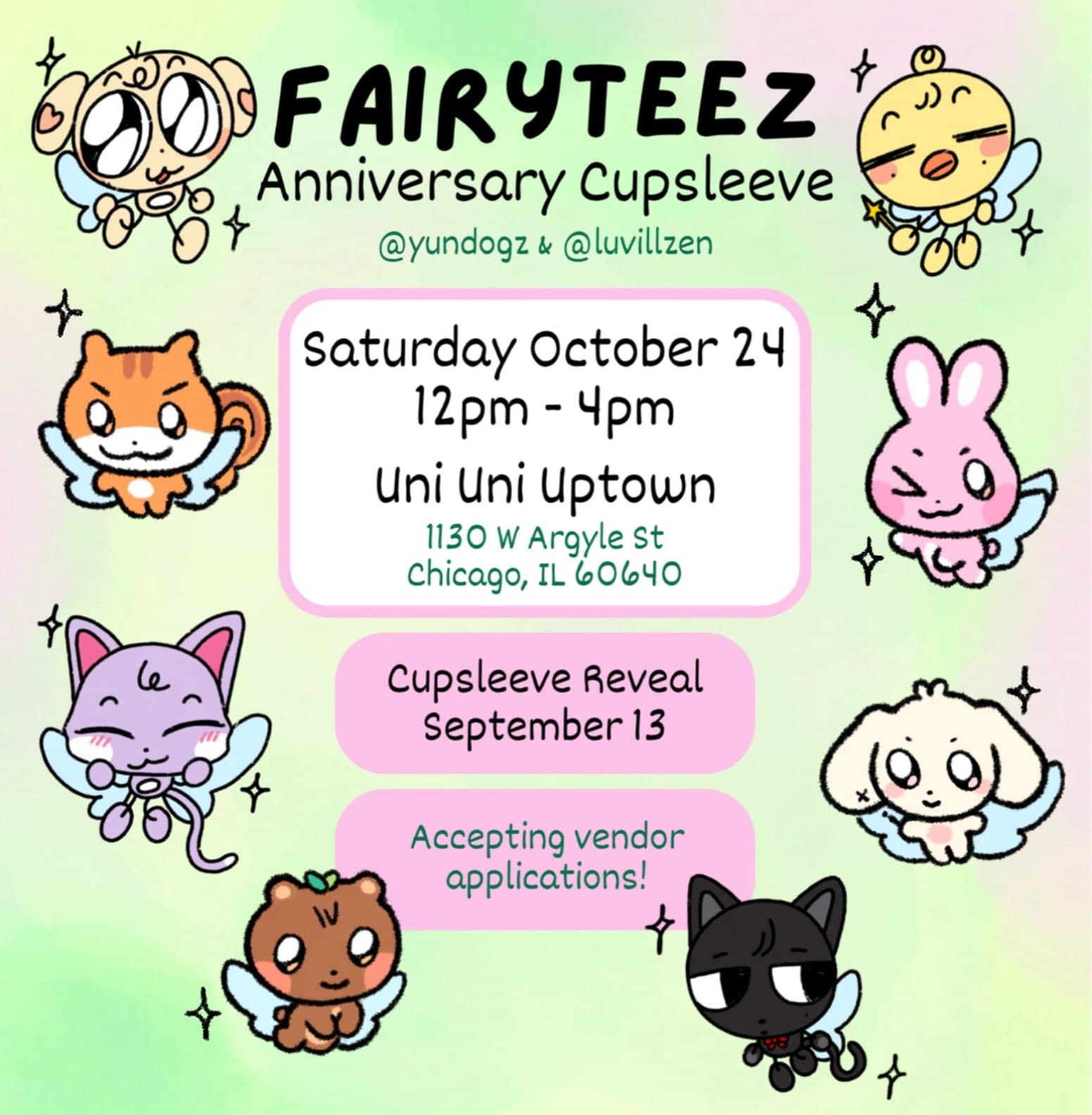FAIRYTEEZ Anniversary Cupsleeve