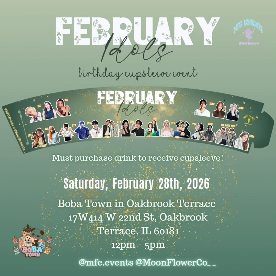 February Idols Birthday Cupsleeve Event - Image 1