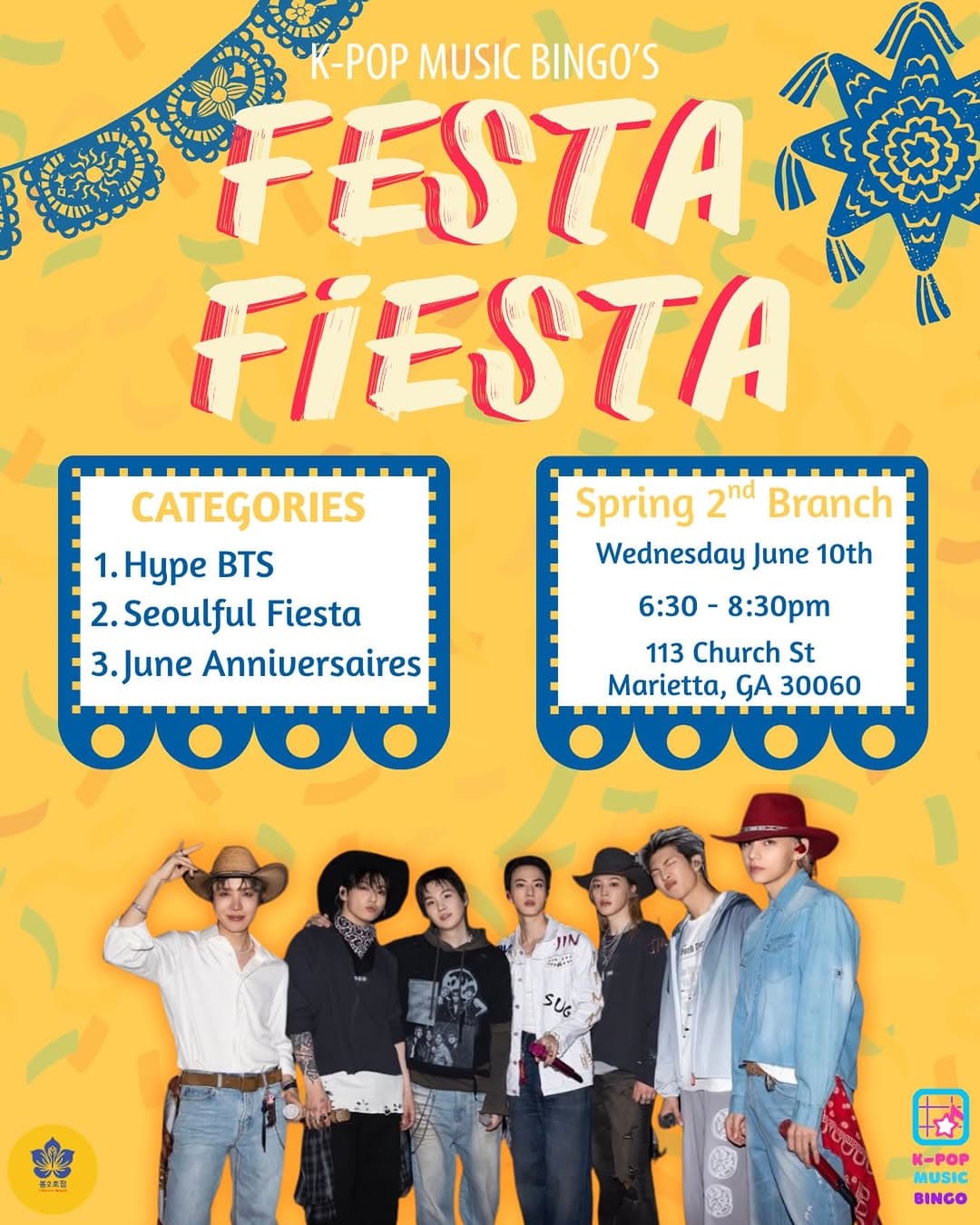 K-POP MUSIC BINGO'S FESTA FIESTA