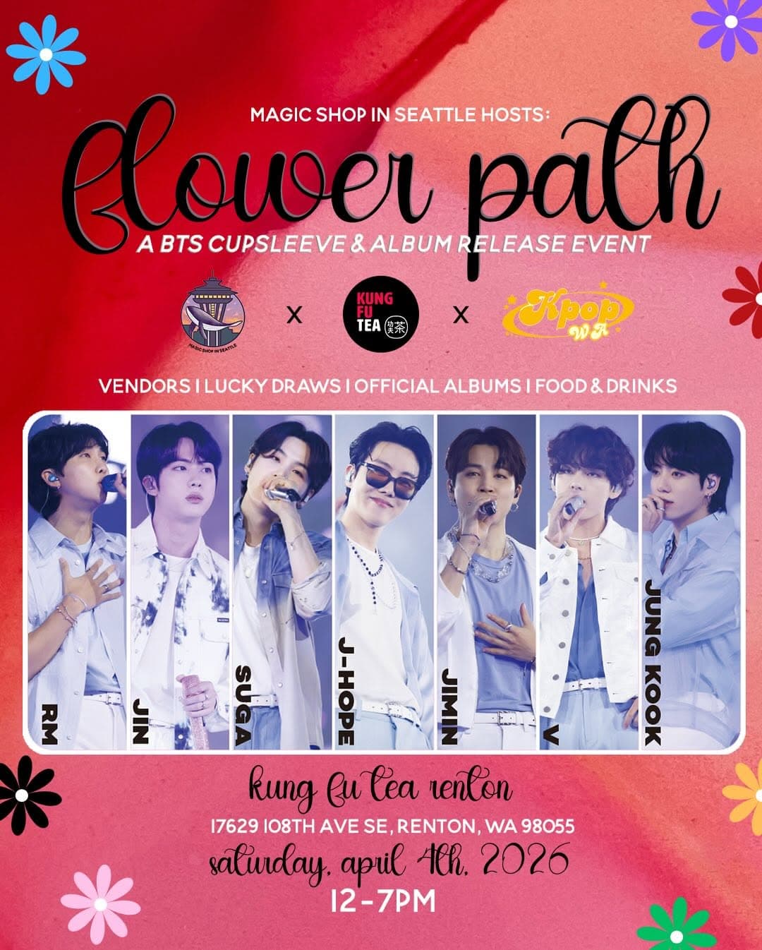 Flower Path: A BTS Cupsleeve & Album Release Event - Image 1
