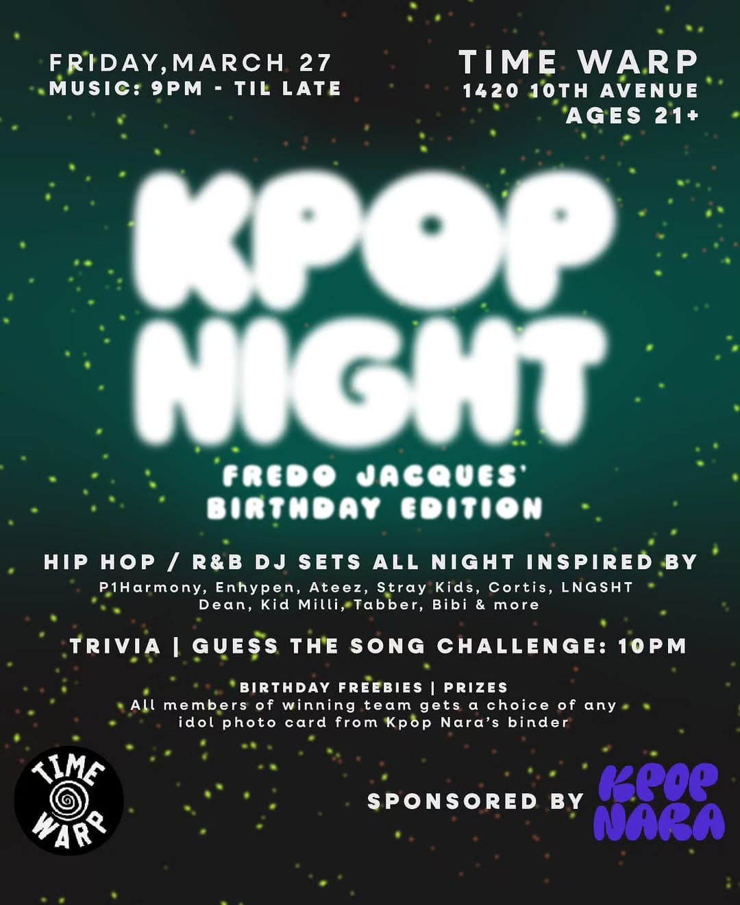 K-Pop Nighht Fredo Jacques Birthday Edition - Cover image