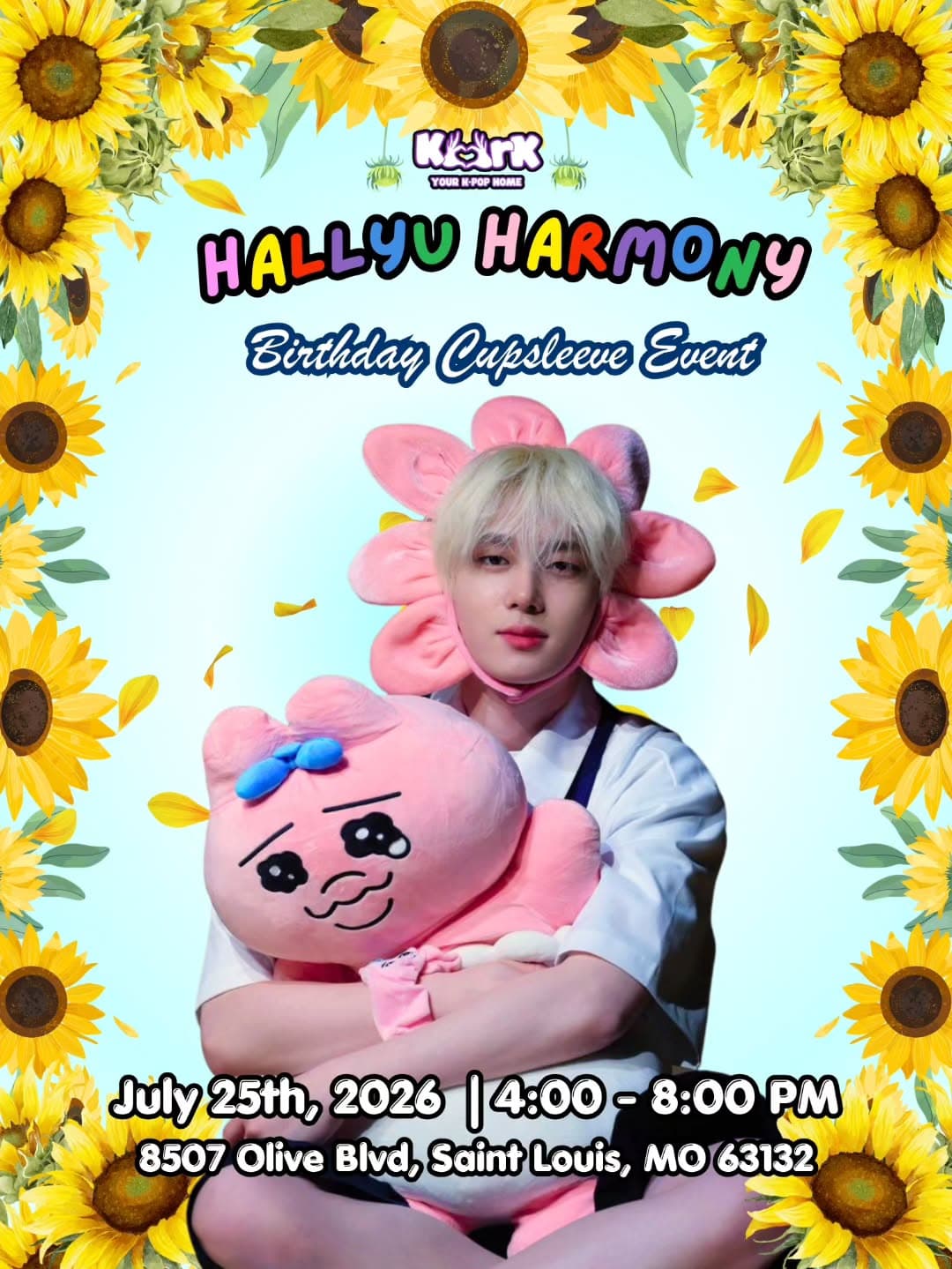Hallyu Harmony Birthday Cupsleeve Event