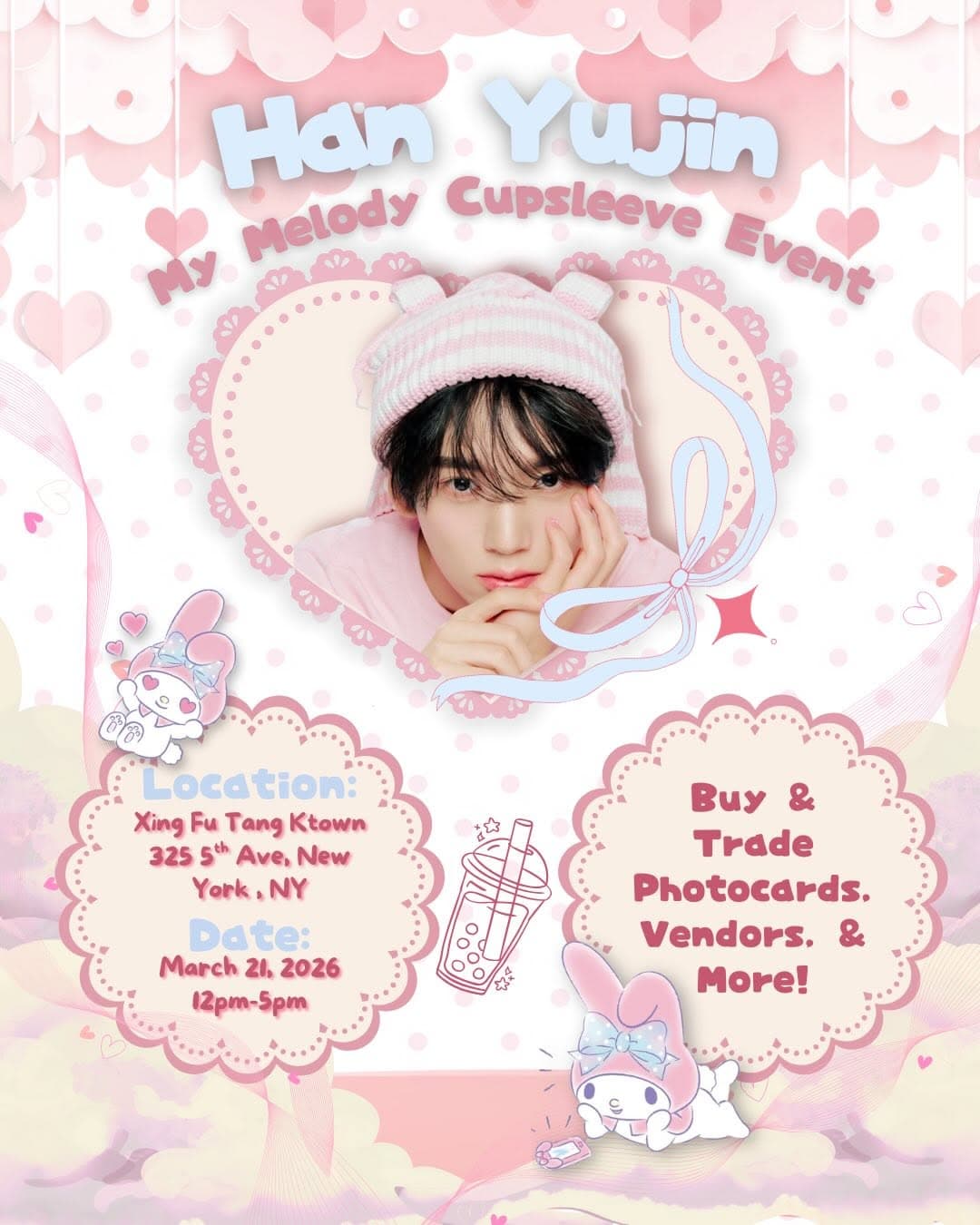 Han Yujin My Melody Cupsleeve Event - Image 1