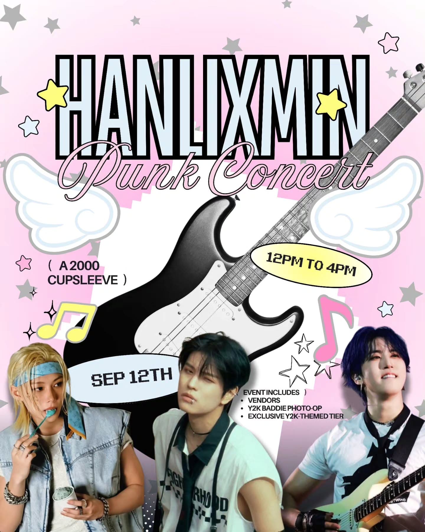 HanLixMin Punk Concert: A Y2K Cupsleeve Event