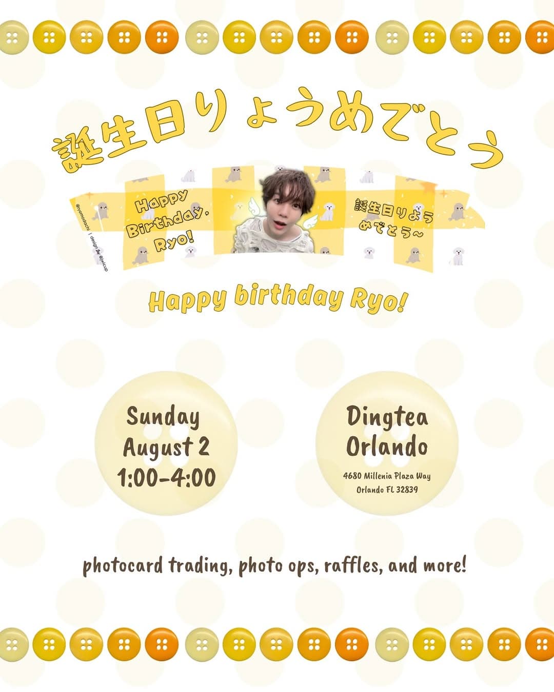 Happy Birthday Ryo