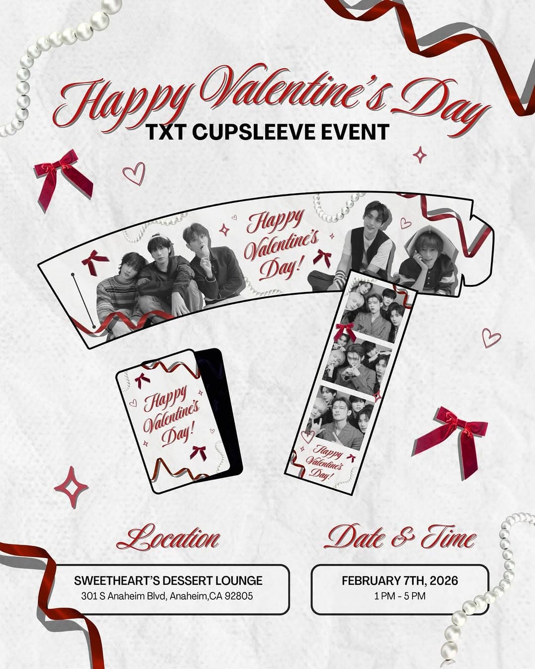 Happy Valentines Day: TXT Cupsleeve Event - Image 1