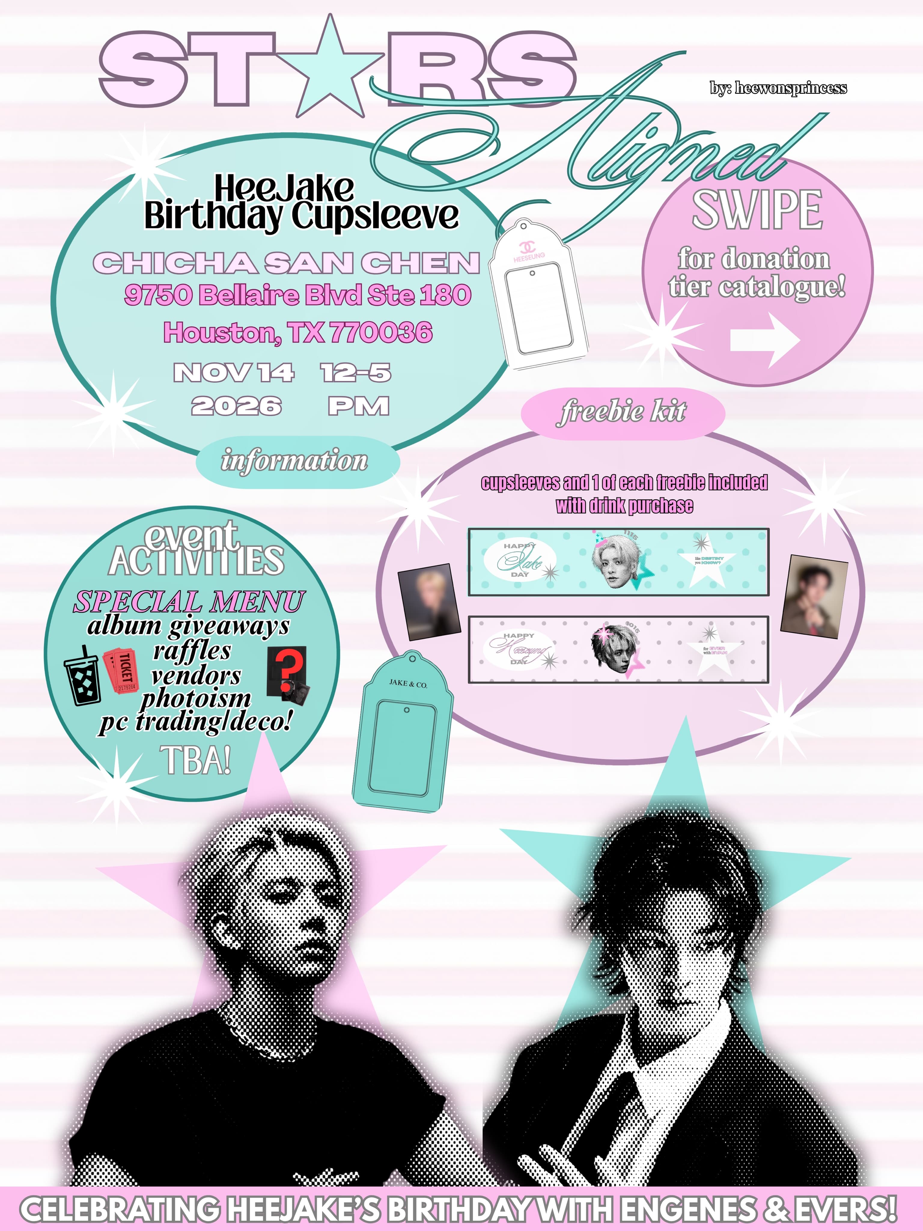 Heeseung & Jake Birthday Cupsleeve Event