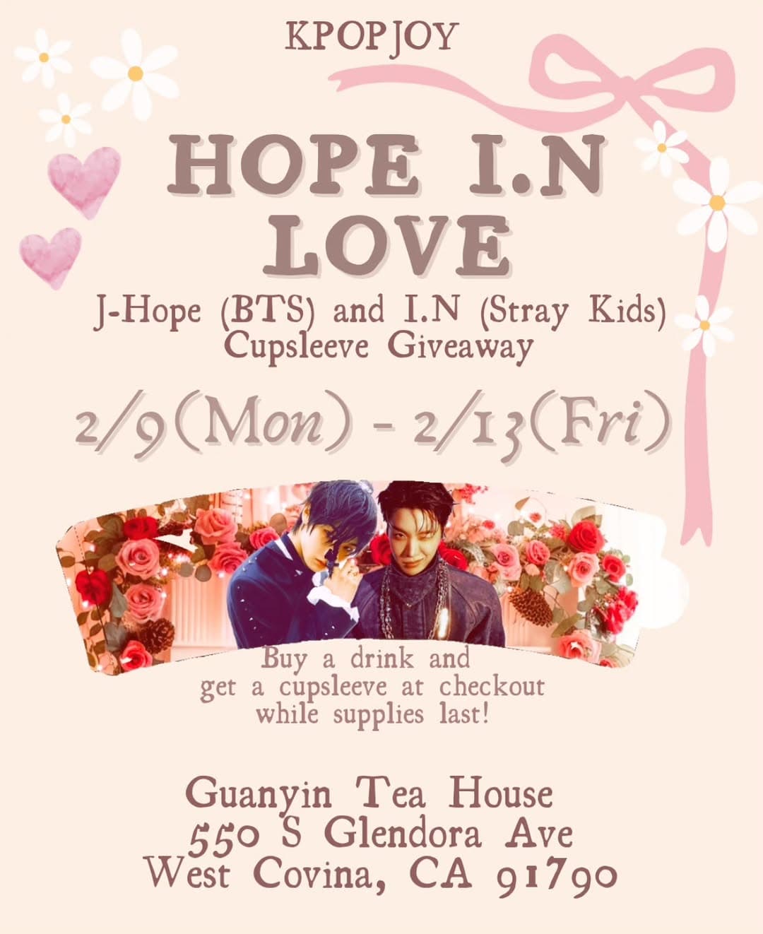 HOPE I.N LOVE CUPSLEEVE GIVEAWAY - Cover image