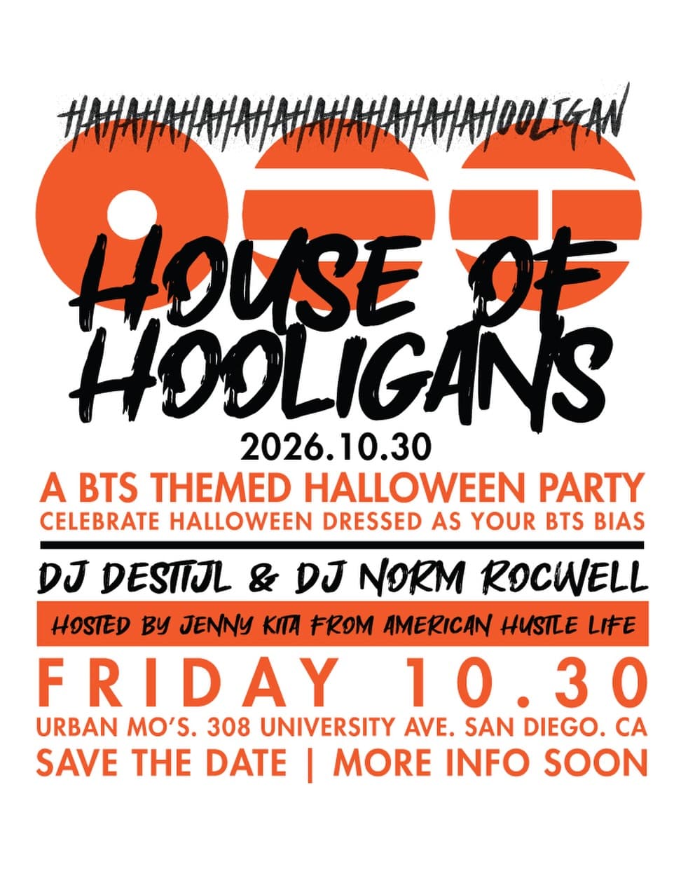 House Of Hooligans: A BTS Themed Halloween Party