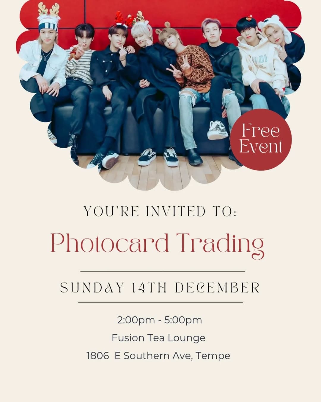 Holiday K-Pop Photocard Trading Event - Cover image