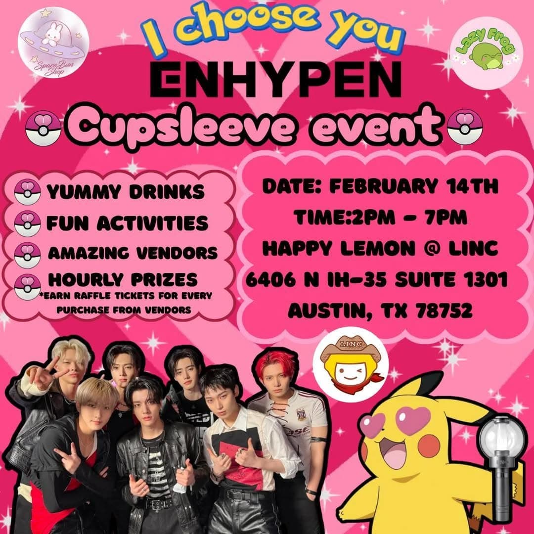 I CHOOSE YOU ENHYPEN CUPSLEEVE EVENT - Image 1