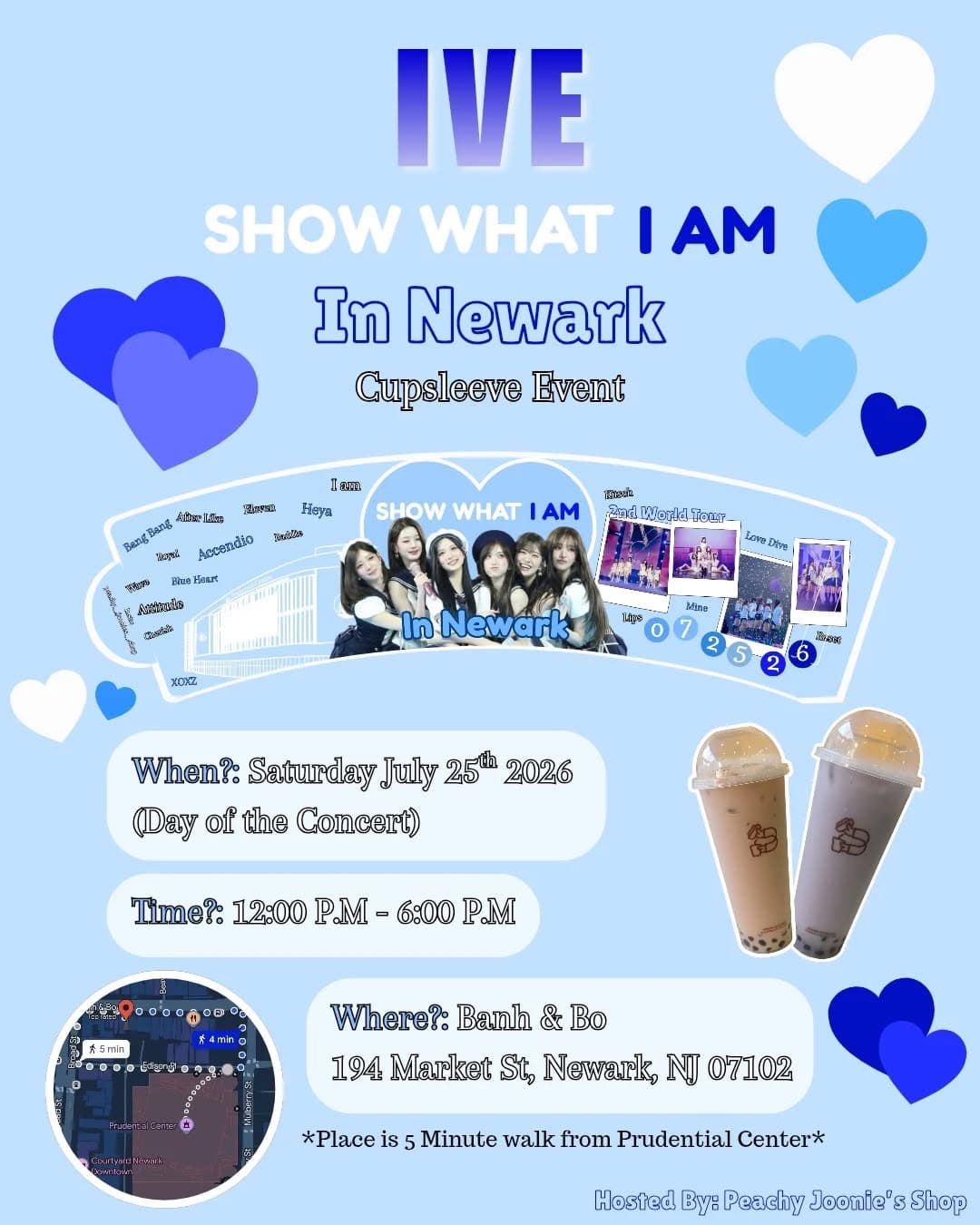 IVE SHOW WHAT I AM In Newark Cupsleeve Event
