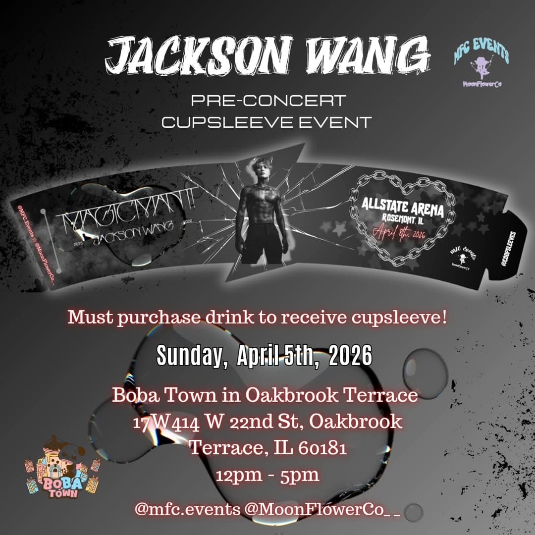 Jackson Wang Magic Man II Pre-Concert Cupsleeve - Image 1