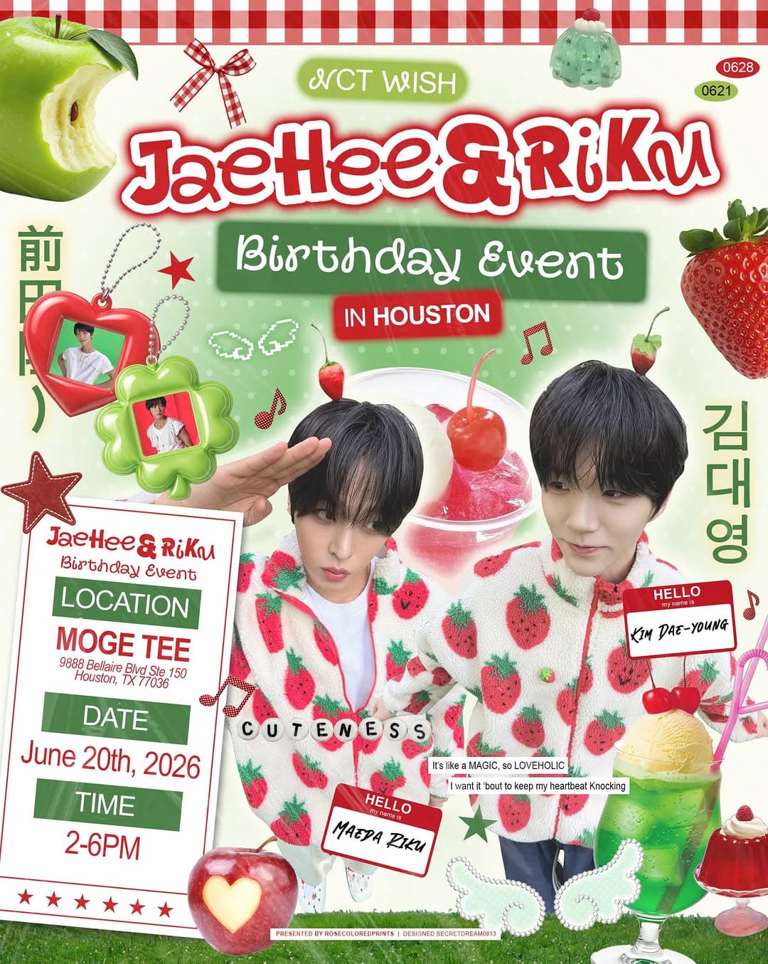 Jaehee & Riku Birthday Event