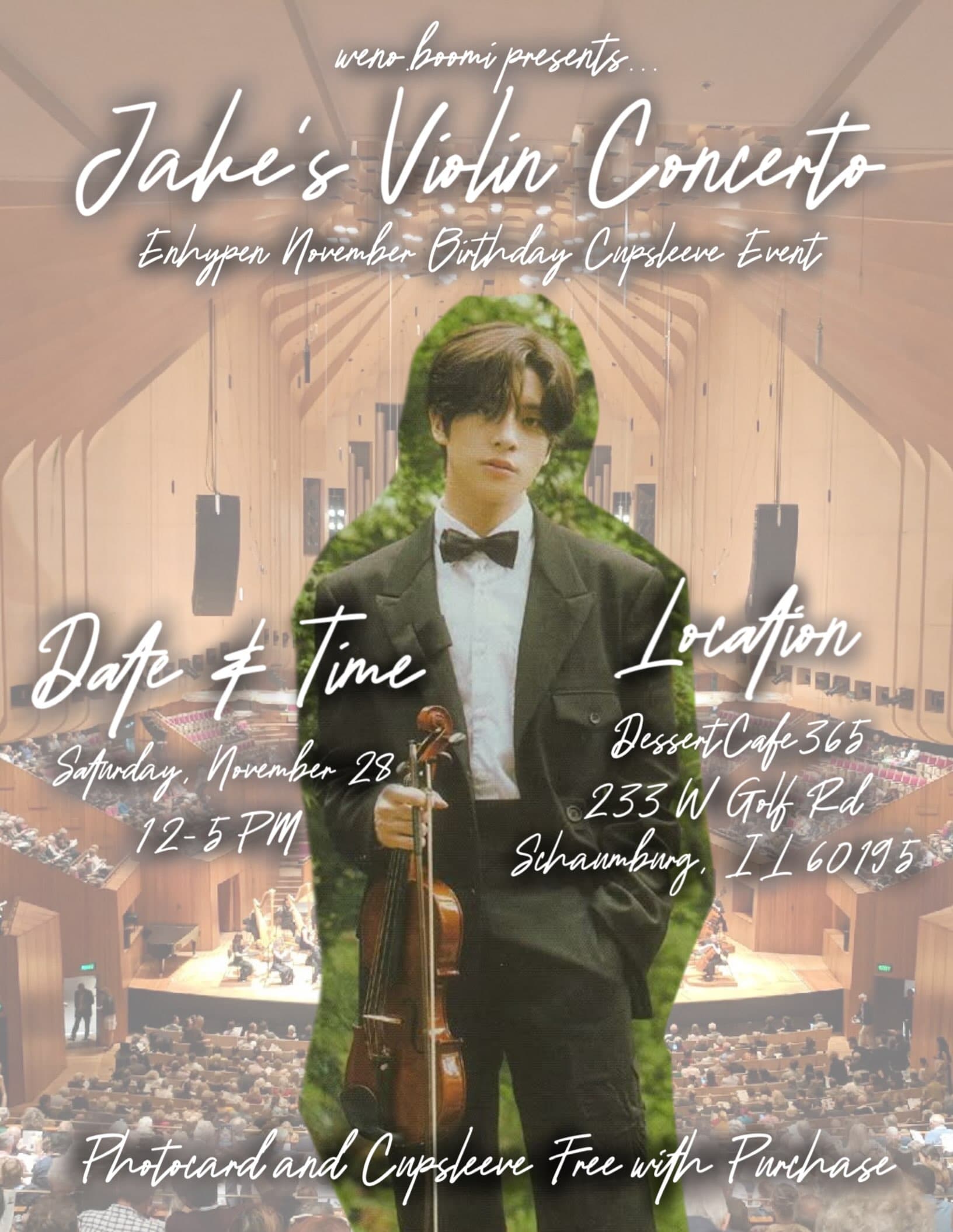 Jake Birthday Cupsleeve Event