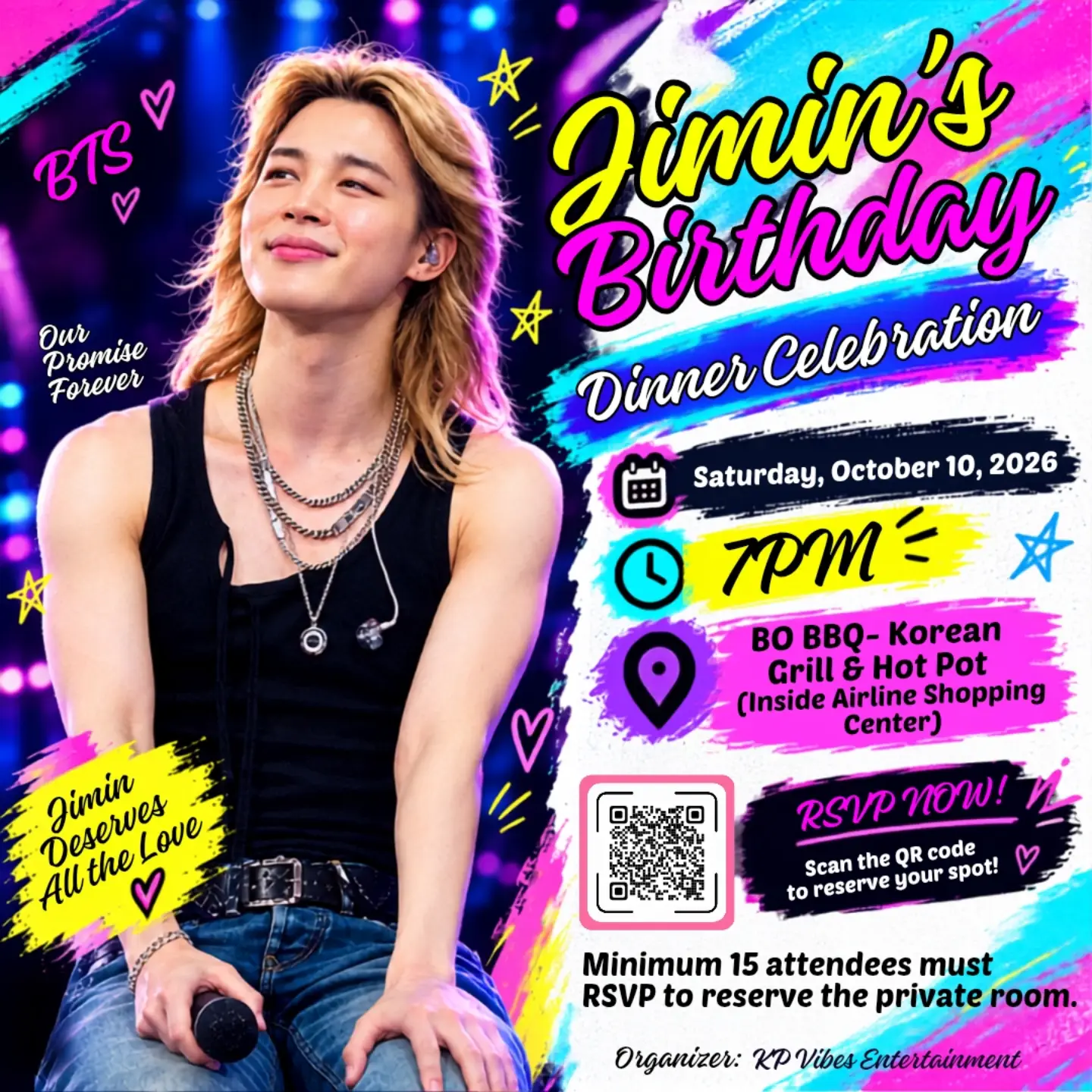 Jimin's Birthday Dinner Celebration