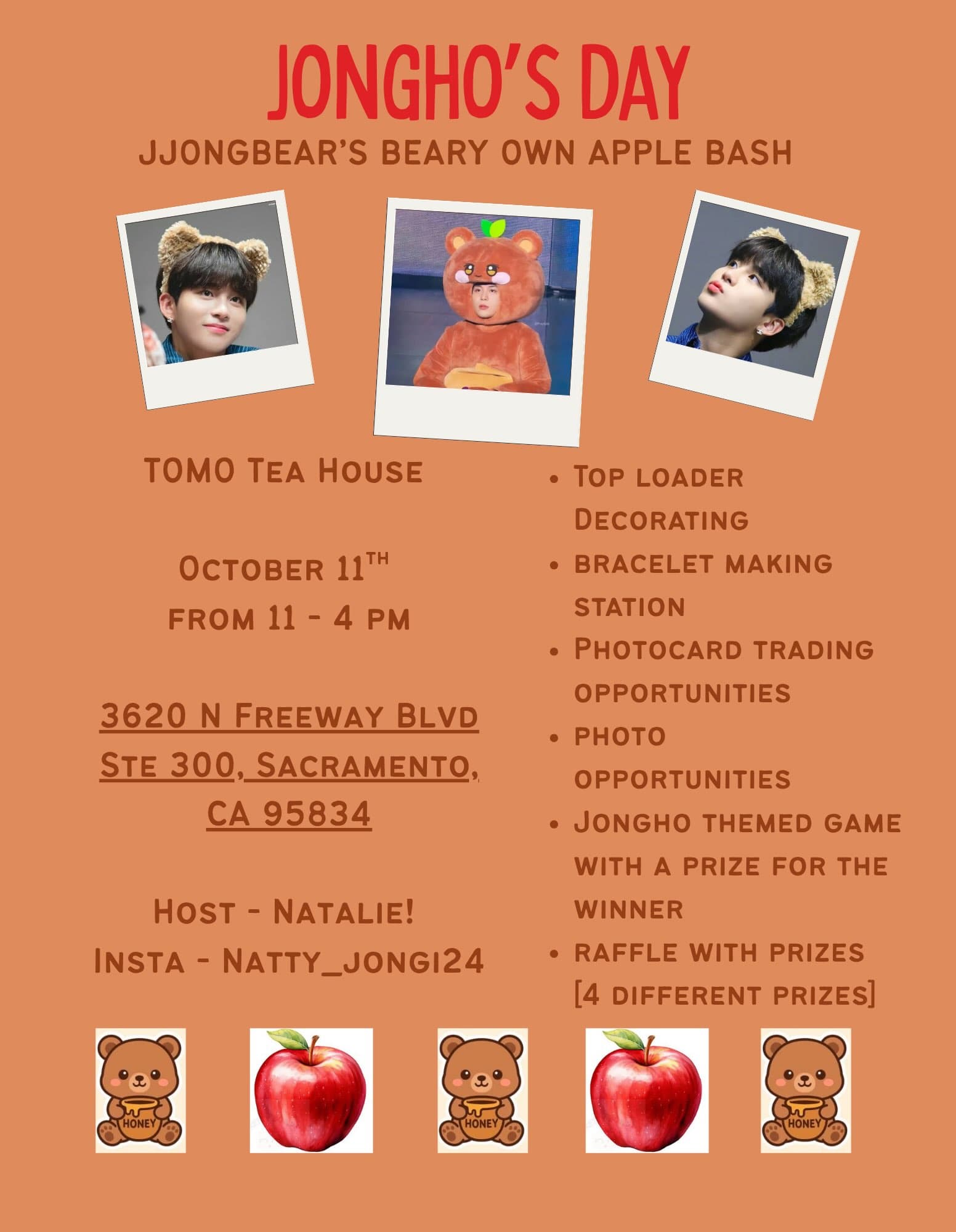 Jjongbear’s Beary Own Apple Bash