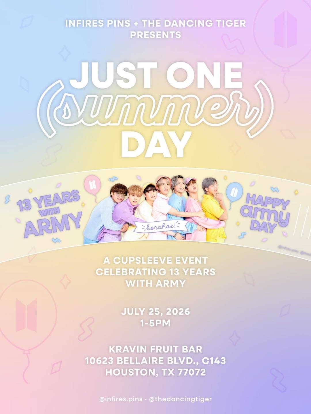 Just One Day - A Cupsleeve Event