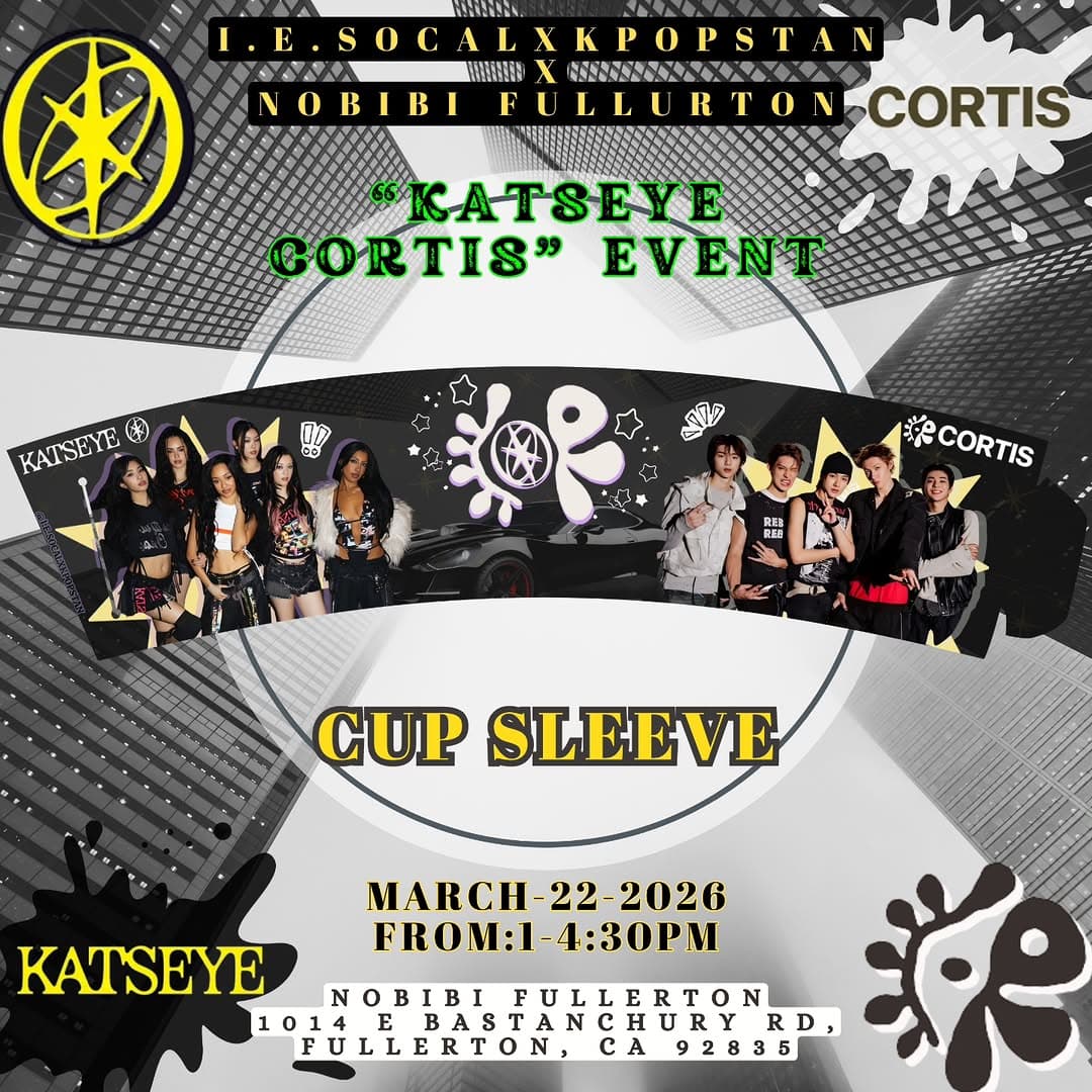 Katseye and Cortis Cupsleeve Event - Image 1