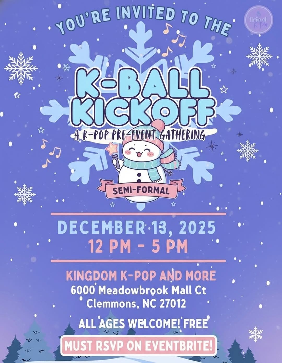 K-BALL KICKOFF a pre-event gathering - Cover image