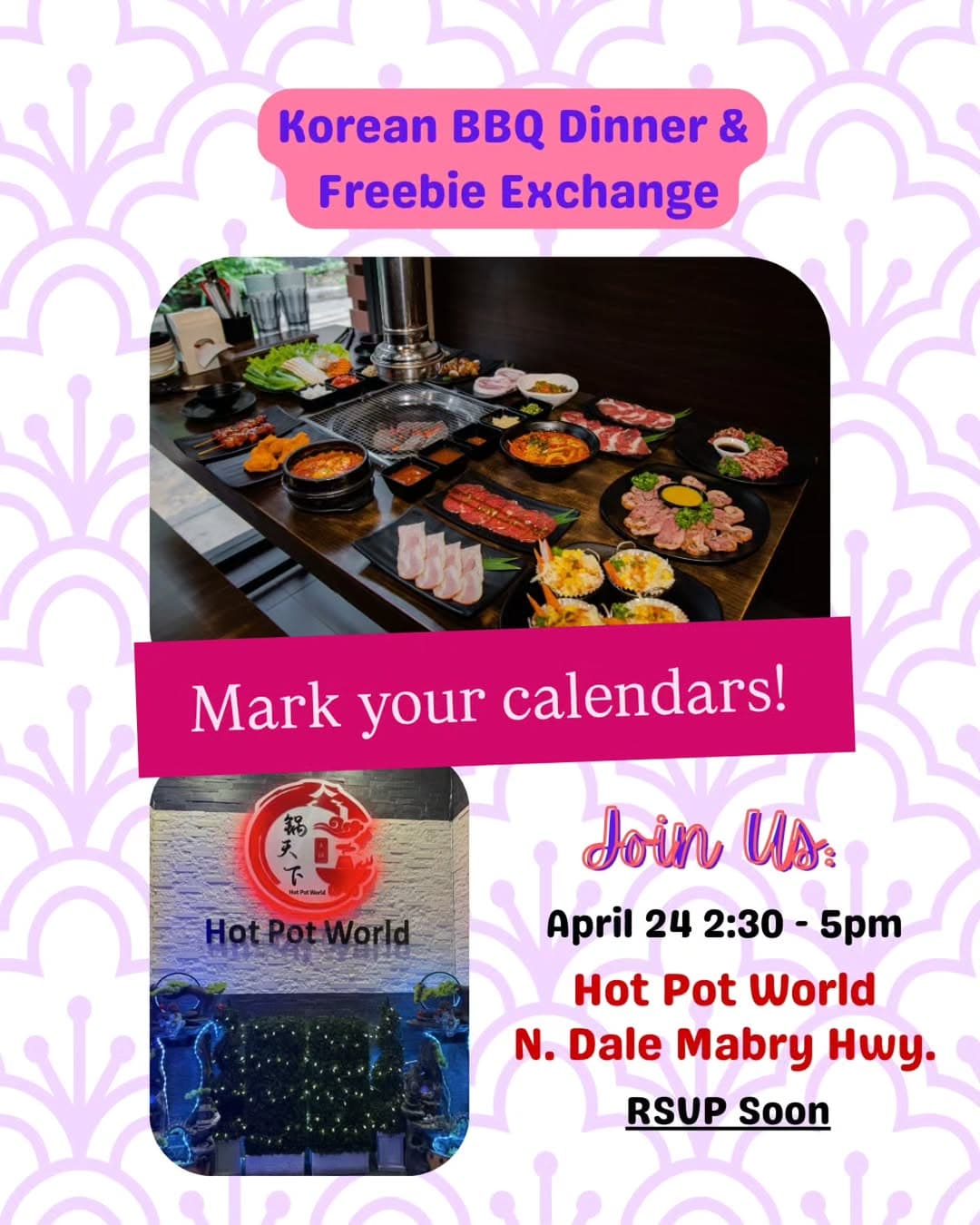 KBBQ + Freebie Exchange - Cover image
