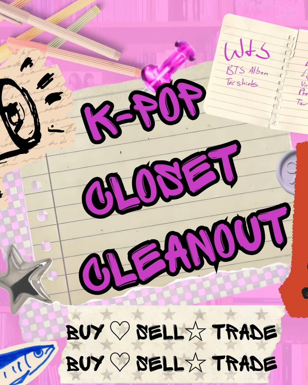 K-Pop Closet Cleanout