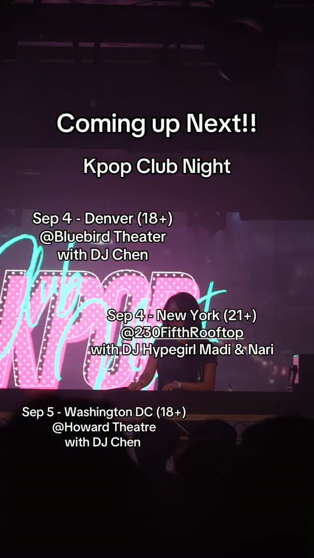 Kpop Club Night: Denver, NY, DC - Image 1