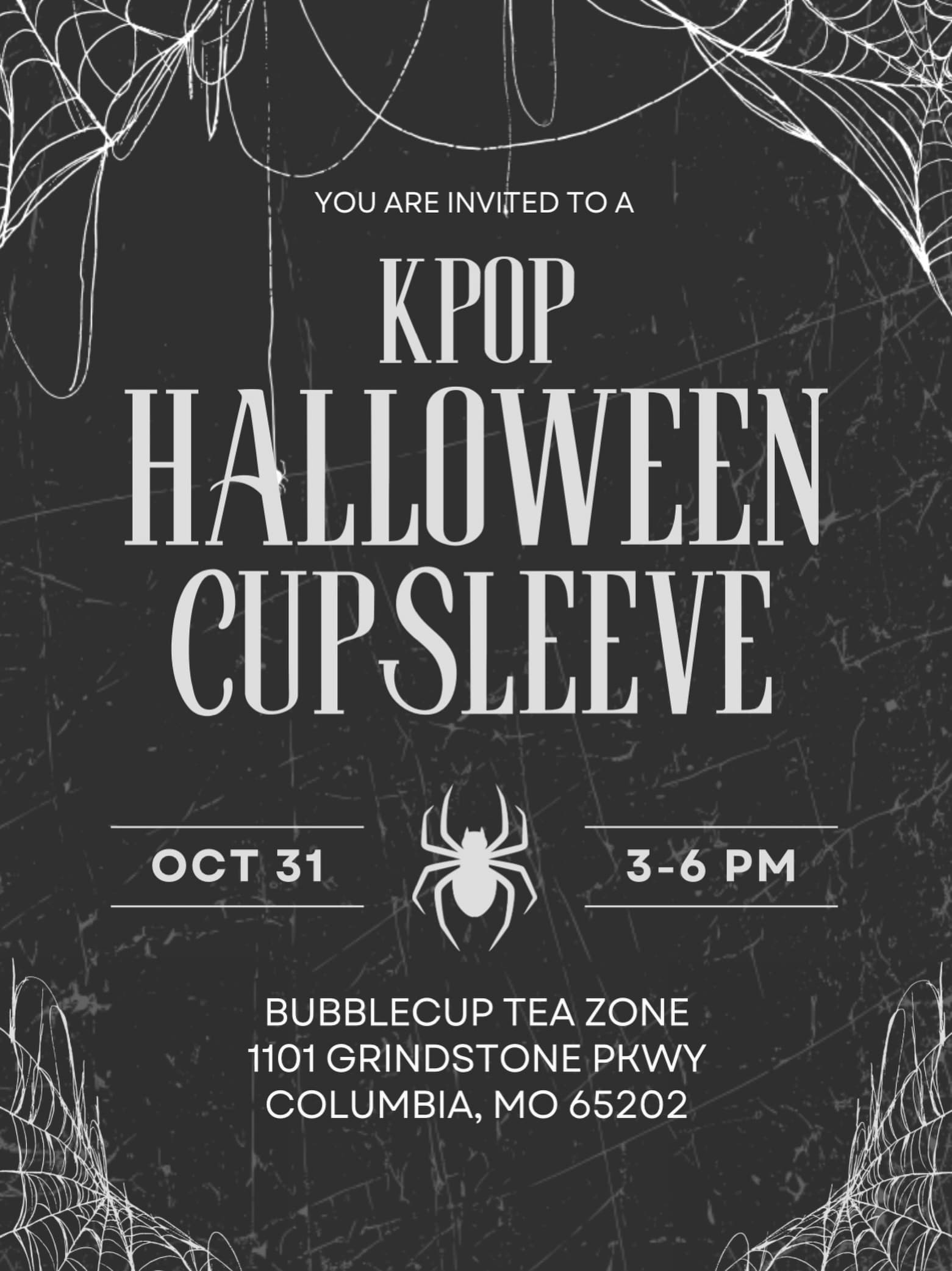 KPOP HALLOWEEN CUPSLEEVE
