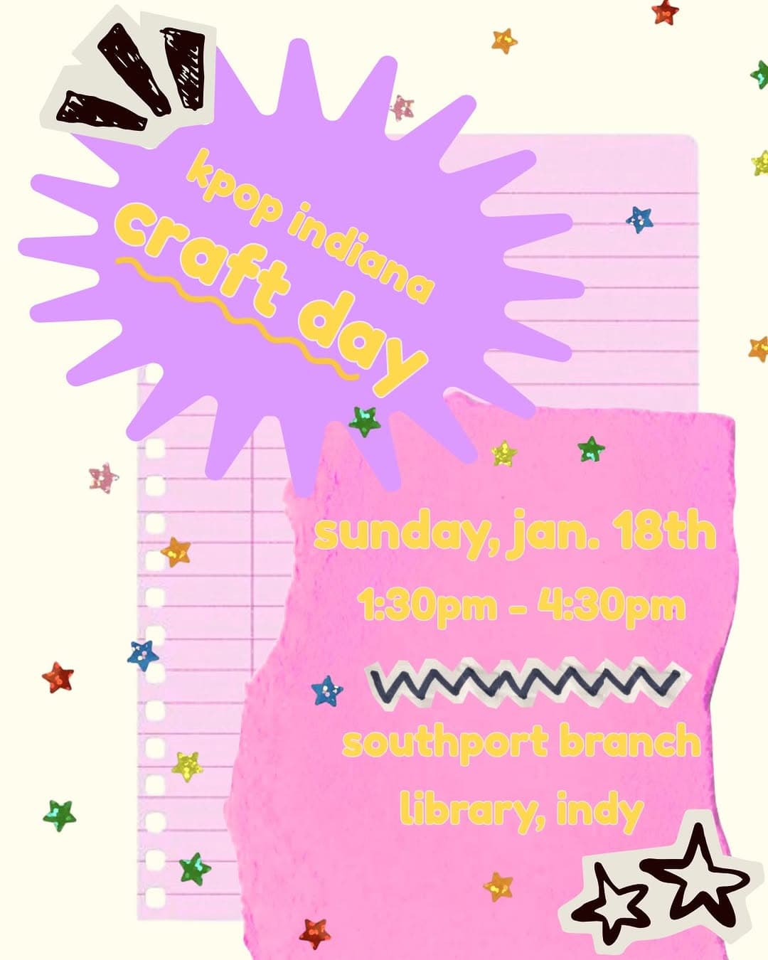 KPOP INDIANA CRAFT DAY - Cover image
