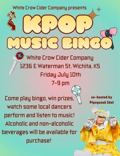 Kpop Music Bingo