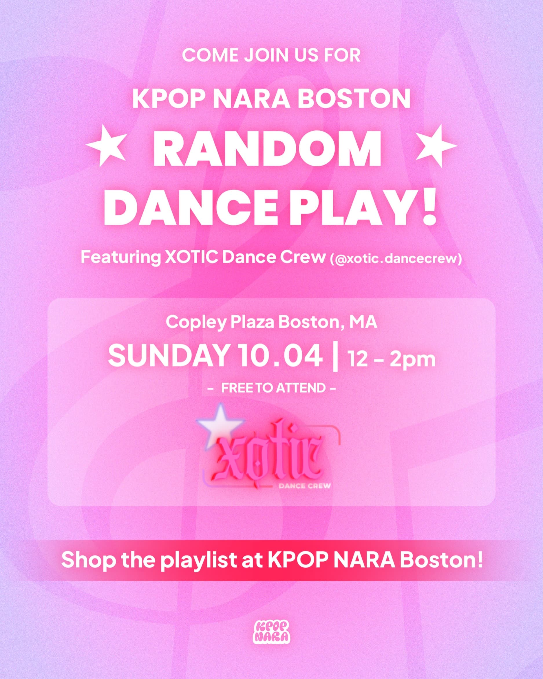 KPOP NARA x XOTIC DANCE CREW Random Dance Play!