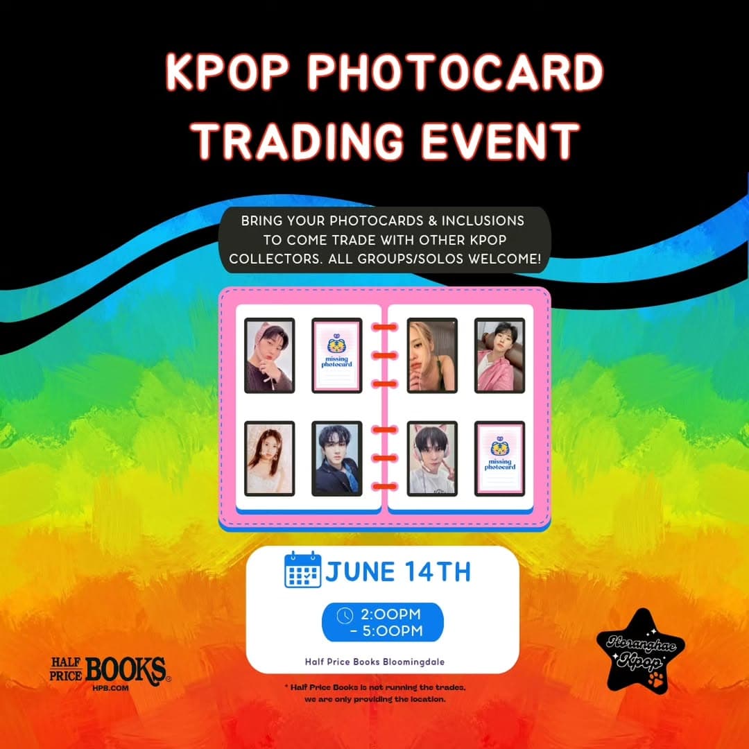 Kpop Photocard Trading Event