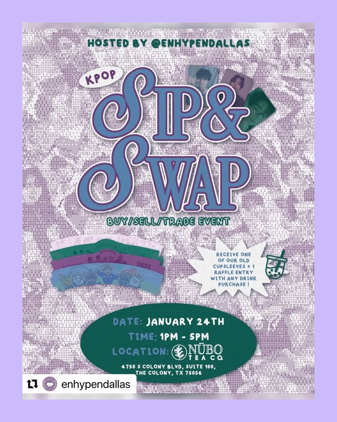 K-Pop Sip & Swap - Cover image