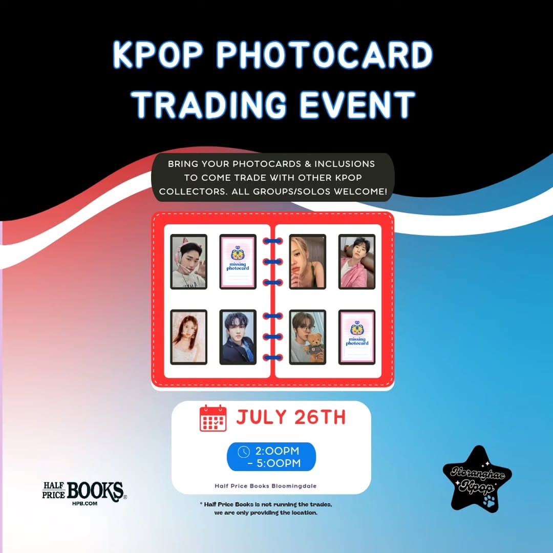 Kpop Photocard Trading Event
