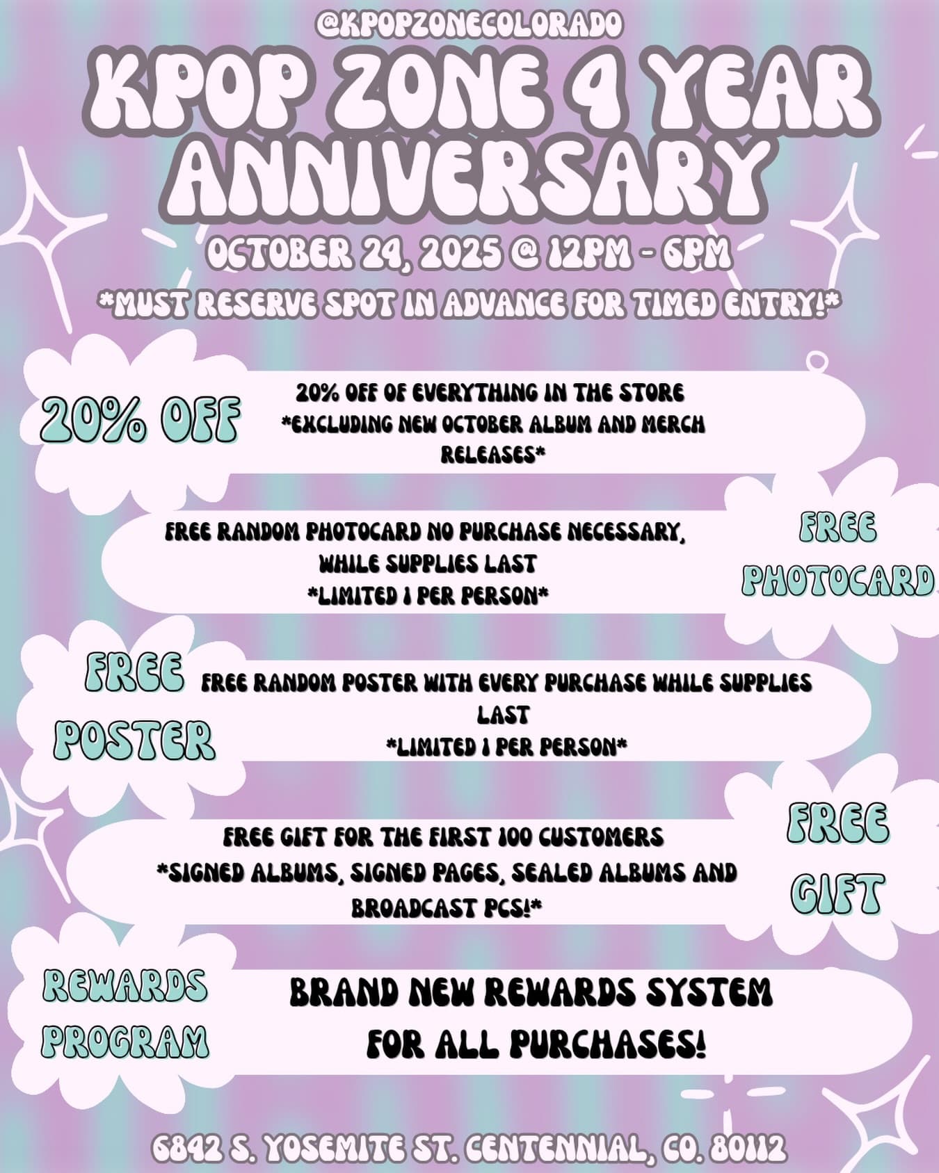 KPOP ZONE 4 YEAR ANNIVERSARY
