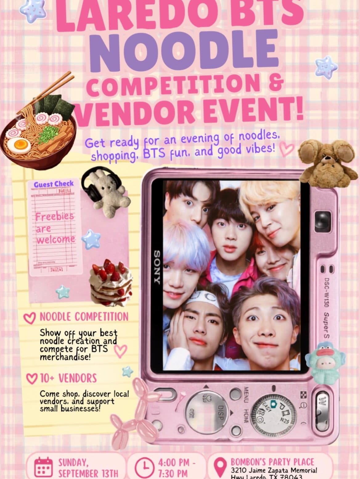 Laredo BTS Noodle Competition & Vendor Event!