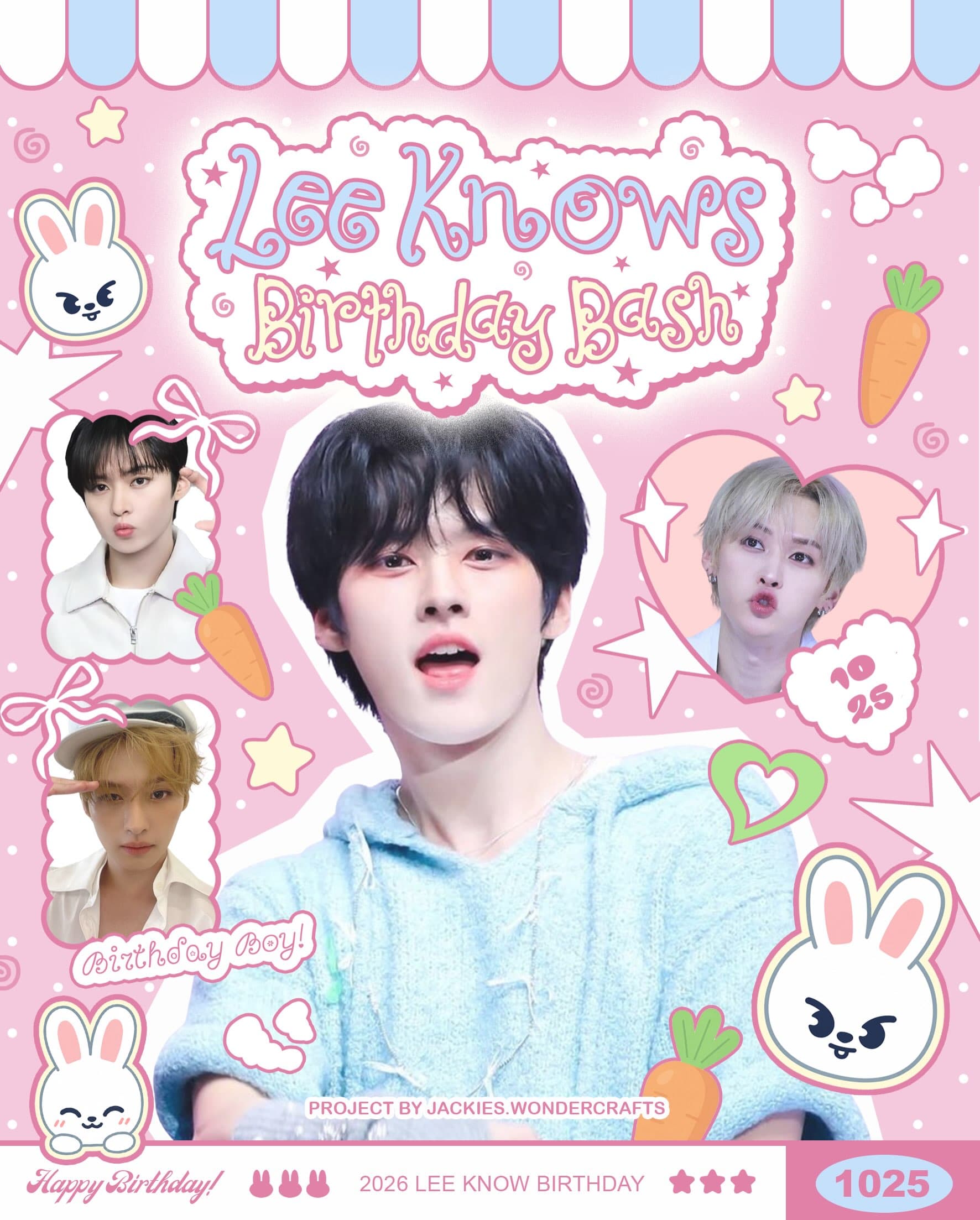 Lee Know's Birthday Bash Cupsleeve