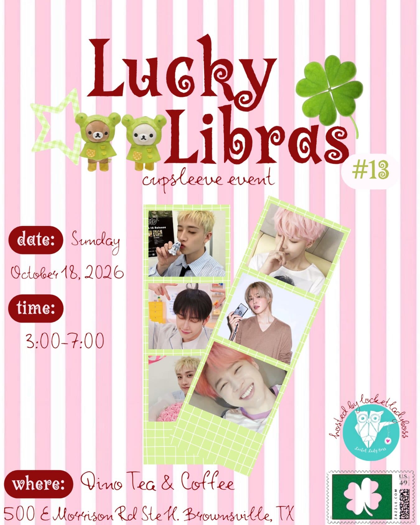 Lucky Libra Event – Jimin and Bang Chan