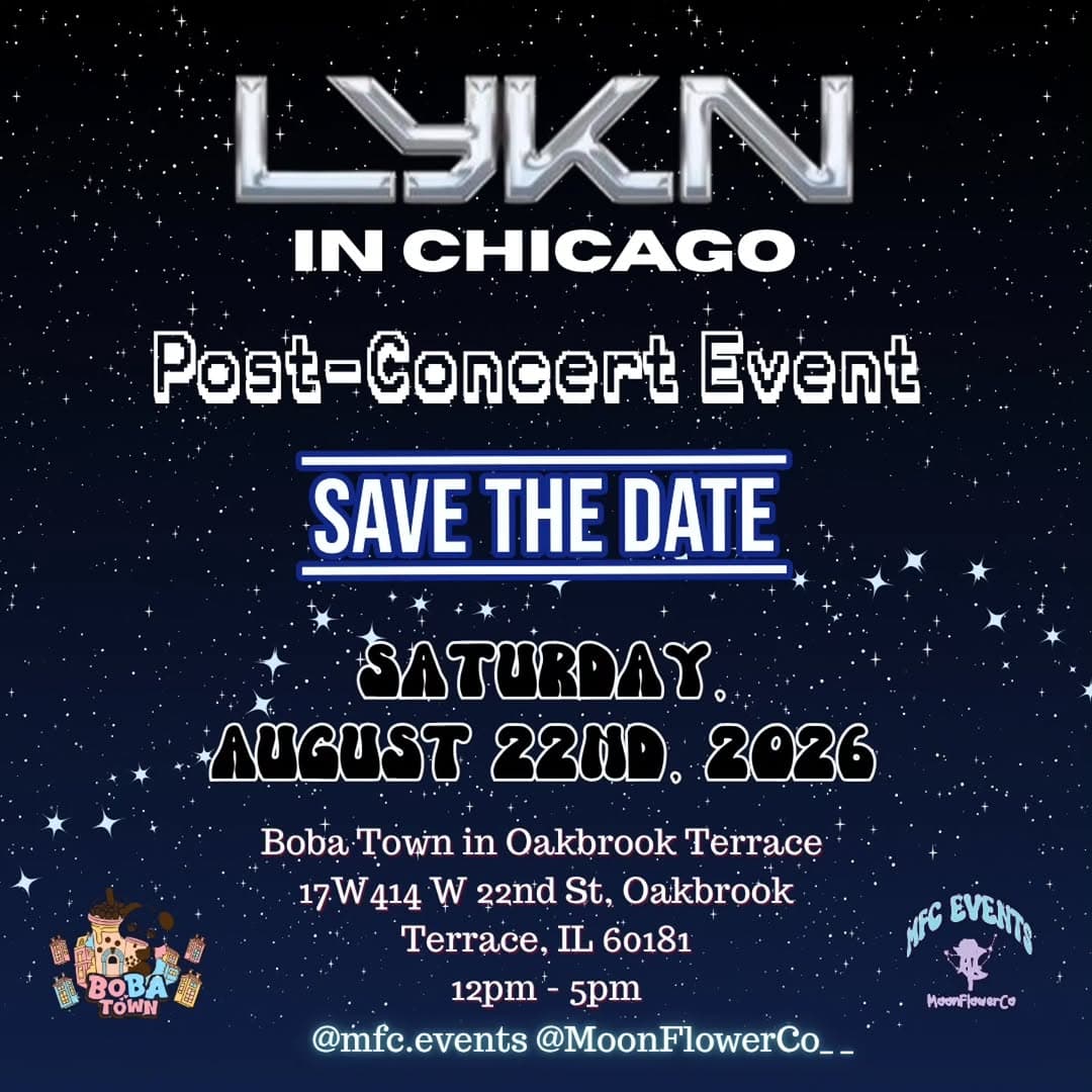 Lykn Post-Concert Cupsleeve Event