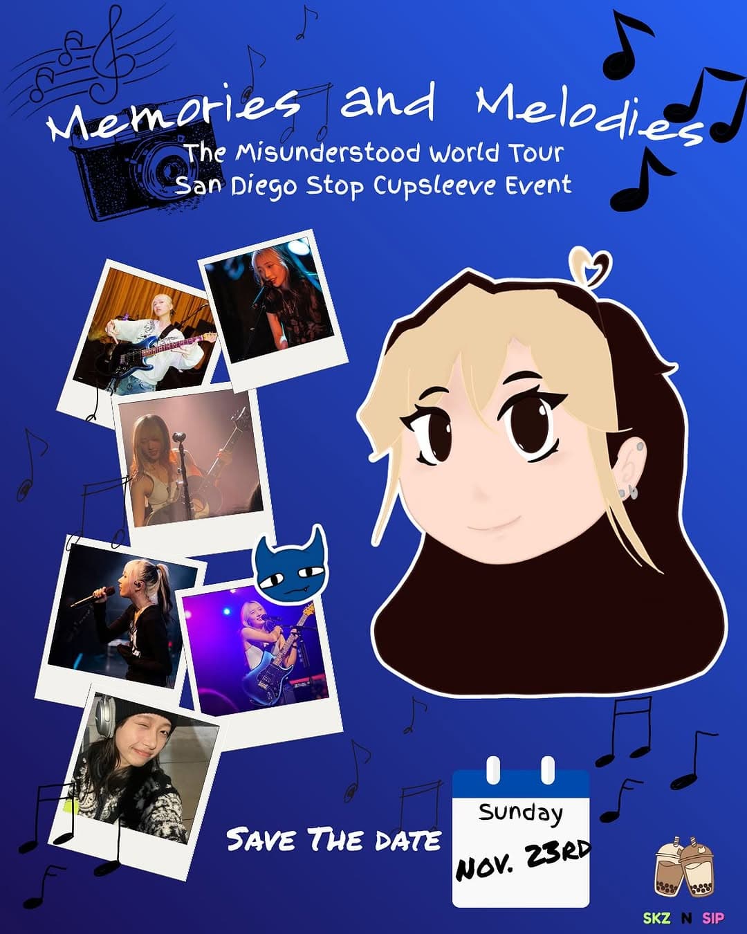 Misunderstood Tour Cupsleeve: Memories and Melodies - Image 1